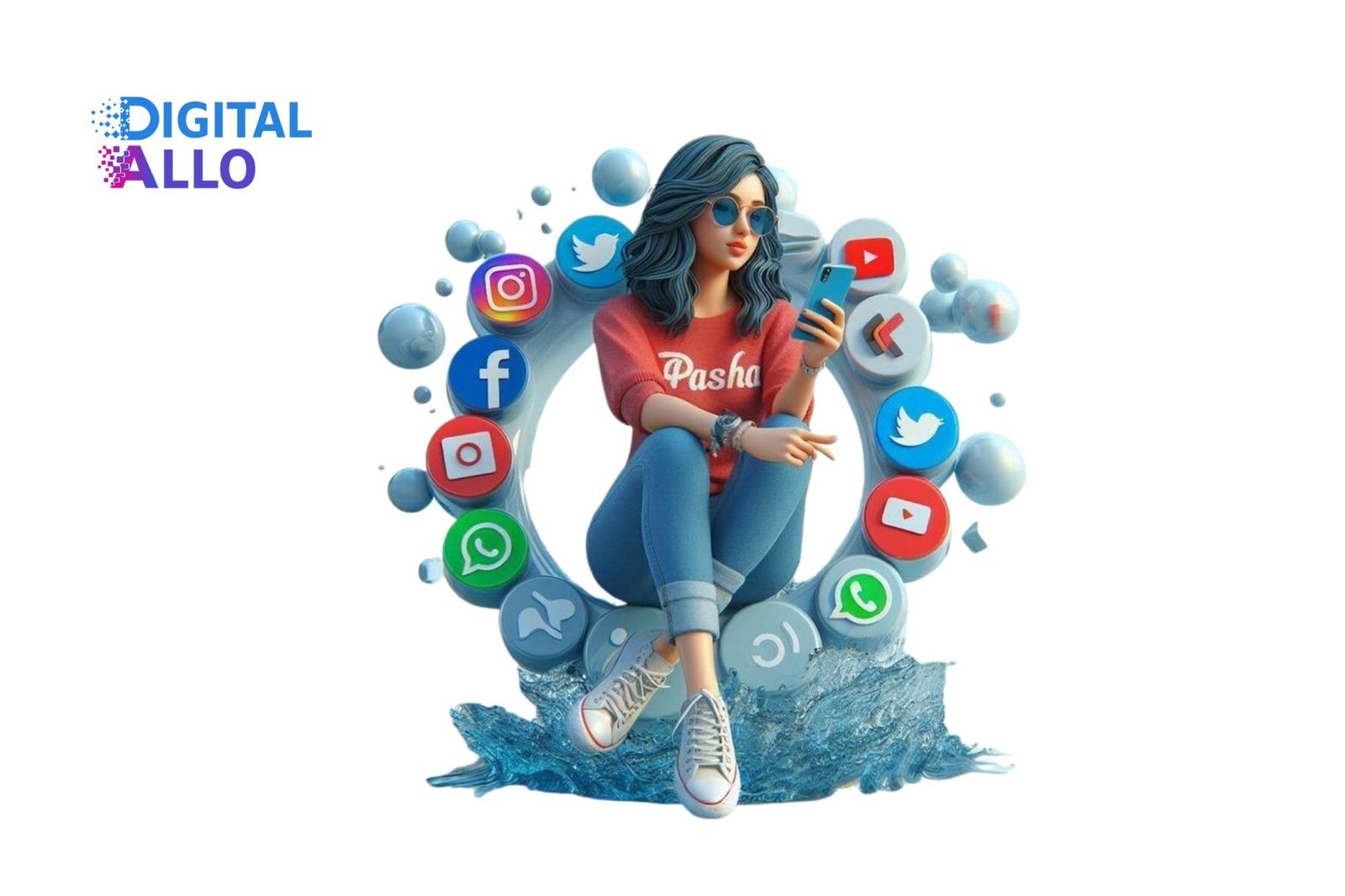 Digital Allo team planning marketing and technology work